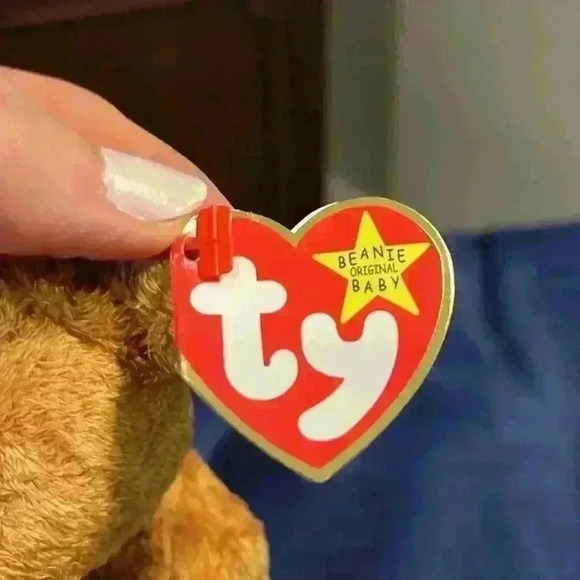 1999 Fuzz the bear, Ty beanie baby, with errors - Picture 2 of 7